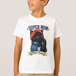 Super Mama Black Cat – Mother’s Day Shirt