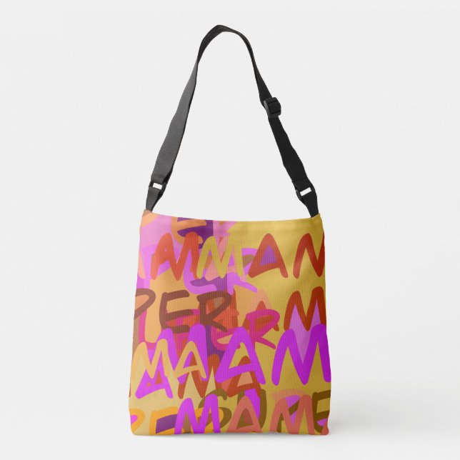 Super mama  crossbody bag (Back)