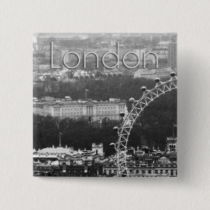 Super! Millennium Wheel London 15 Cm Square Badge