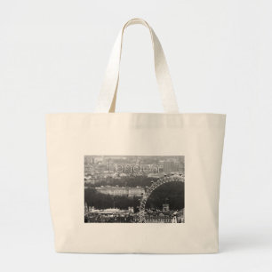 Super! Millennium Wheel London Large Tote Bag