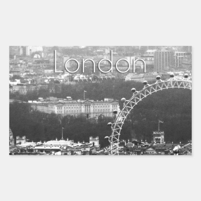 Super! Millennium Wheel" Rectangular Sticker (Front)