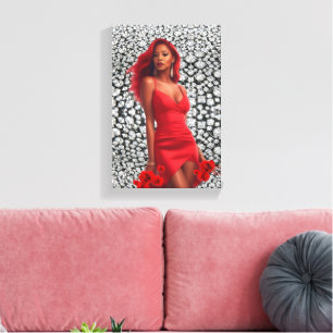 Super Model Canvas Print