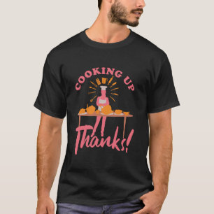 Super Mom Chef Mom Thanksgiving Family Cooking Mam T-Shirt