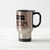 SUPER MOM Custom Pink Gift Item 01