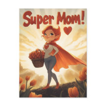Super Mom Illustration
