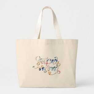Super mom large tote bag