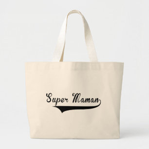 Super mom large tote bag
