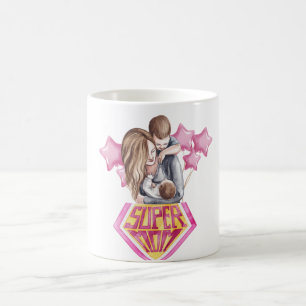 super mom , mother's day gift   Mug, 11 oz Coffee Mug