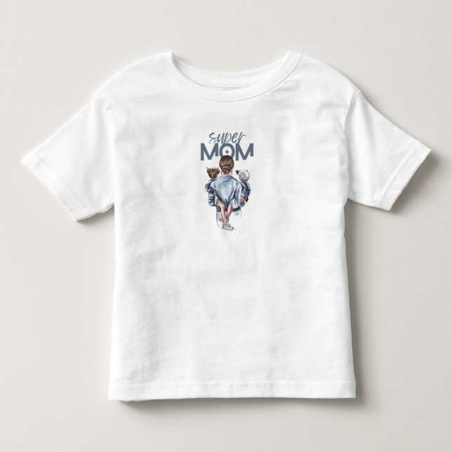 Super Mom Tshirt  (Front)