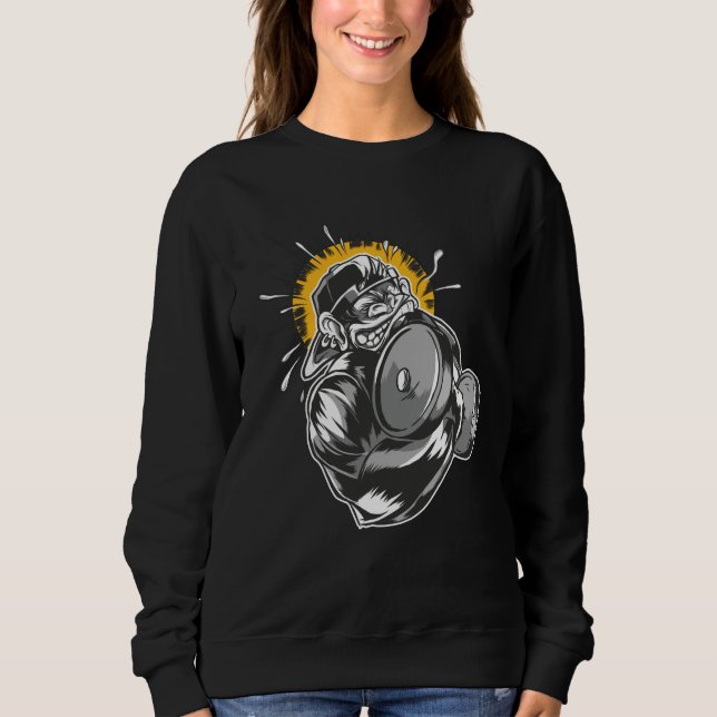 Super Monkey Gym Design Sweatshirt (Front)