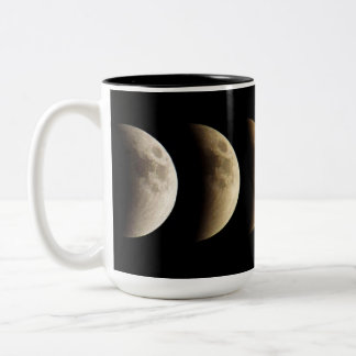 Super Moon, Blood Moon, Lunar Eclipse, 2015 Two-Tone Coffee Mug
