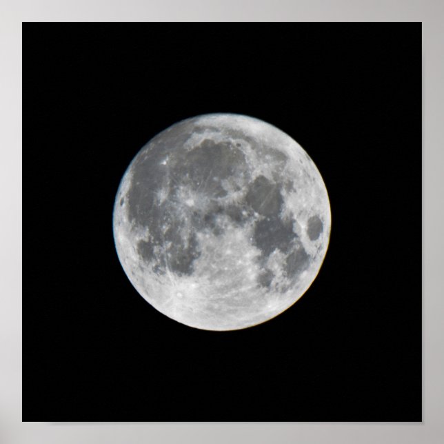 Super Moon | Mendota Heights Minnesota Poster (Front)