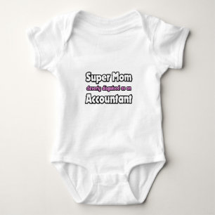 Super Mum ... Accountant Baby Bodysuit