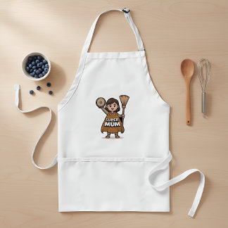 Super Mum Apron – Funny Kitchen Apron for Mum