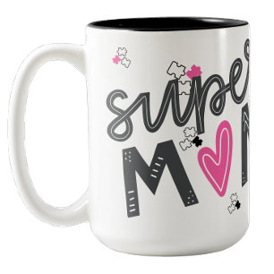 Super mum Autism appreciation Coffee mug