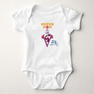 super mum baby bodysuit