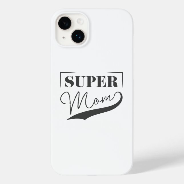 Super Mum Case-Mate iPhone Case (Back)