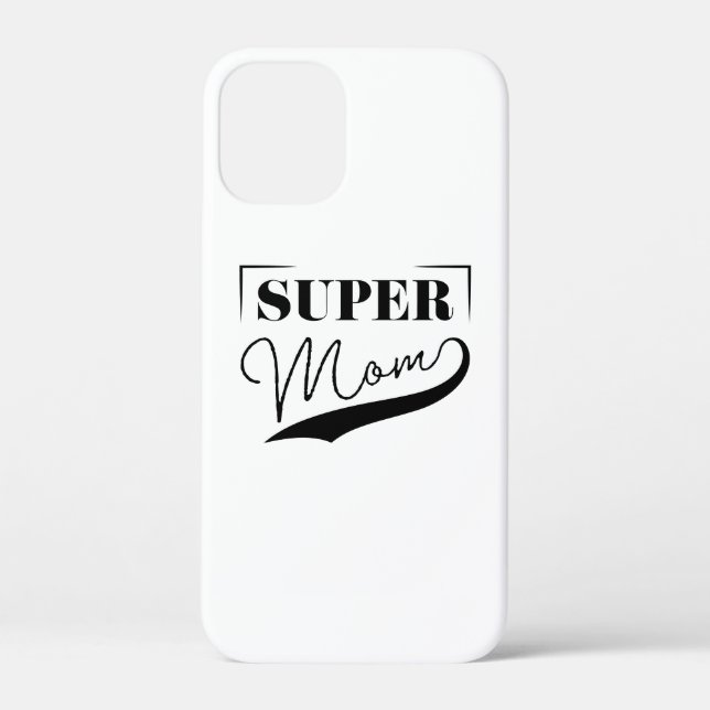 Super Mum Case-Mate iPhone Case (Back)
