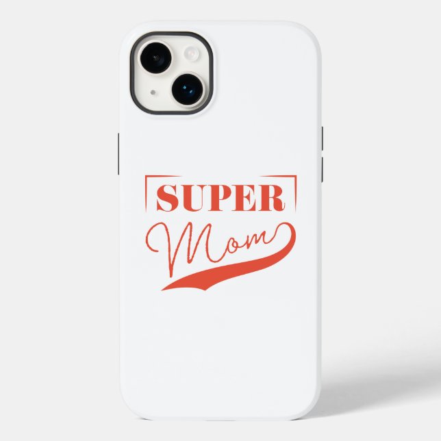 Super Mum Case-Mate iPhone Case (Back)