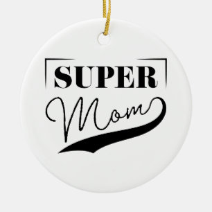 Super Mum Ceramic Tree Decoration