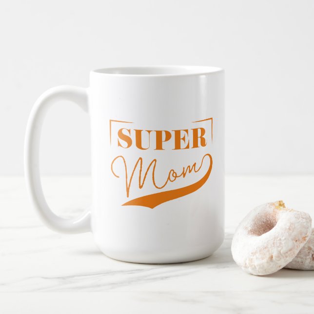 Super Mum Coffee Mug (With Donut)