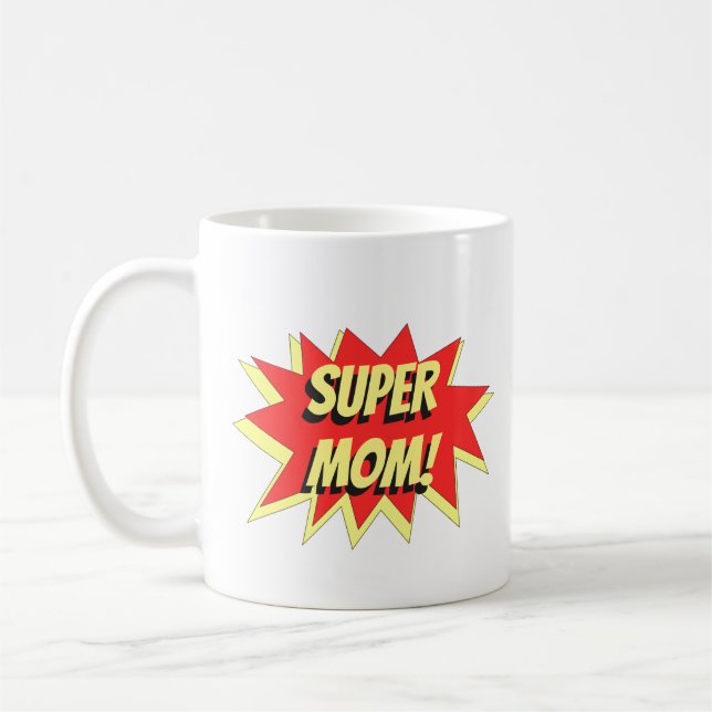 Super mum! coffee mug (Left)