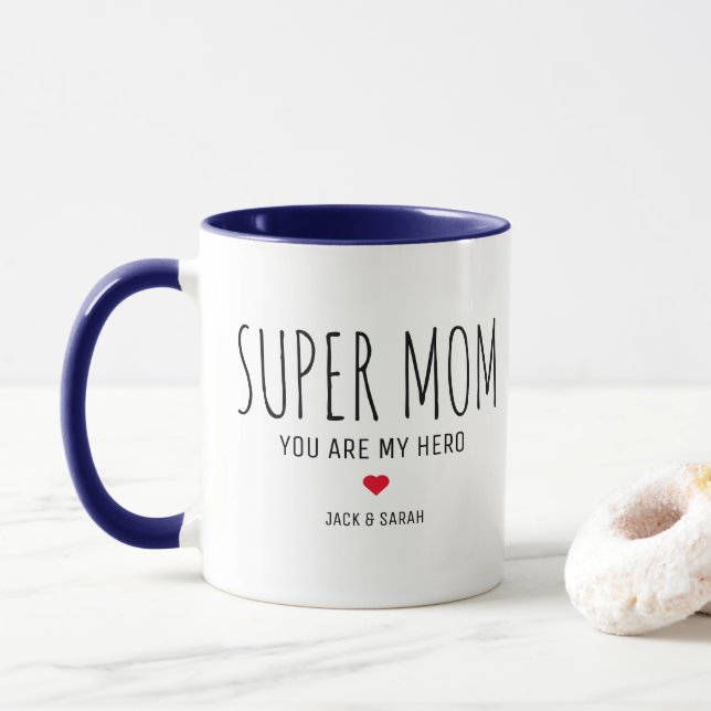 Super Mum Coffee Mug (With Donut)