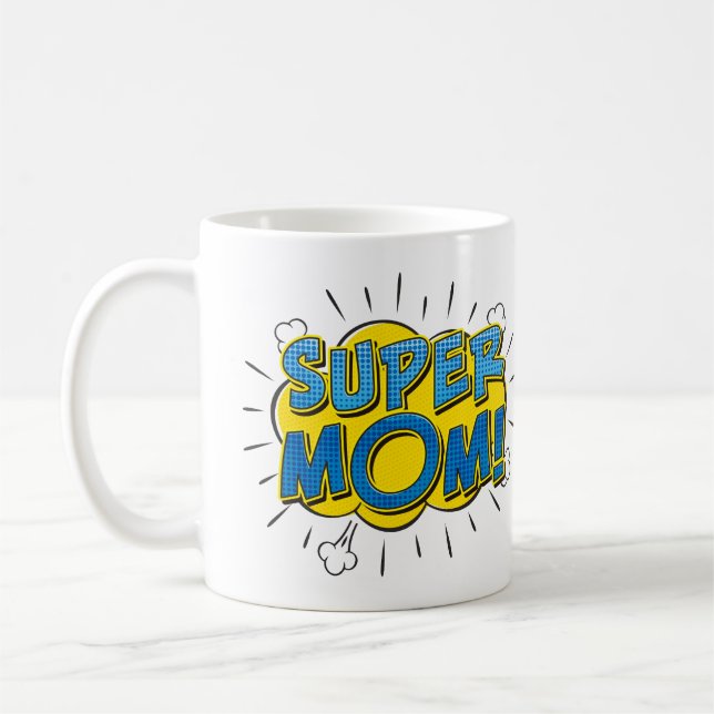 Super Mum Coffee Mug (Left)