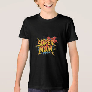 Super Mum Comic Burst Tri-Blend Shirt