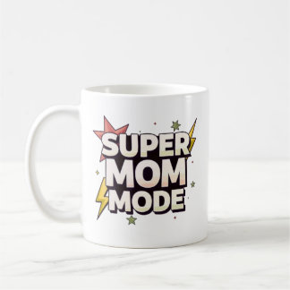 Super Mum Comic Style Mug | Ceramic Coffee Cup 
