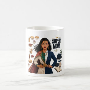 Super Mum Dual Life Professional and Traditional Coffee Mug