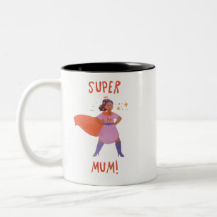 Super Mum Empowering Superhero Mum Gift Coffee Cup