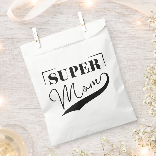 Super Mum Favour Bags (Clipped)