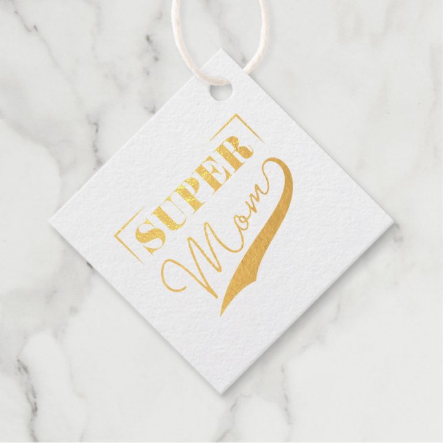 Super Mum Favour Tags (Front)