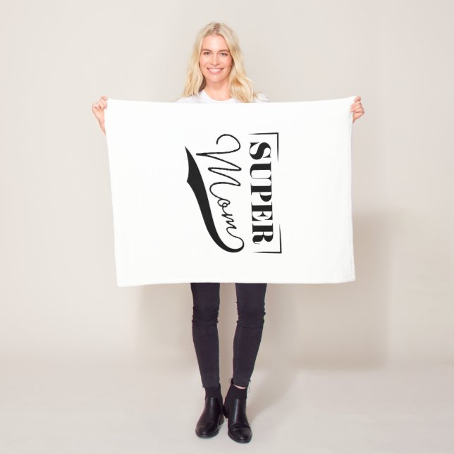 Super Mum Fleece Blanket (In Situ)