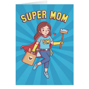 Super Mum, Funny Mothers Day Greeting