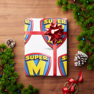 Super Mum Gifts for Super Moms Wrapping Paper