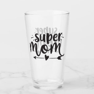 Super Mum Glass
