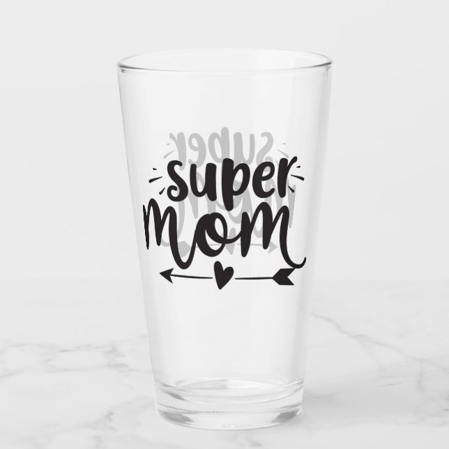 Super Mum Glass (Front)