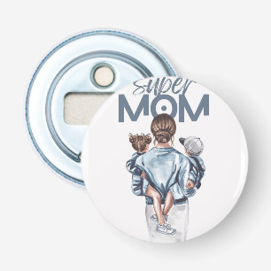 Super Mum – Heartwarming Motherhood & Family Love Bottle Opener