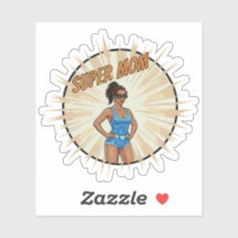 Super Mum Hero Comic Book Style Mother's Day Gift