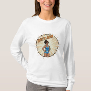 Super Mum Hero Comic Book Style Mother's Day Gift T-Shirt