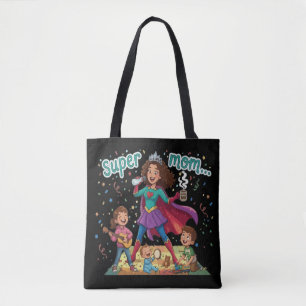 Super Mum Hero - Mother's Day Celebration Tote Bag