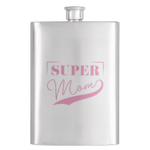 Super Mum Hip Flask