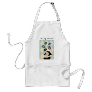 Super Mum illustration apron