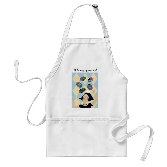 Super Mum illustration apron (Front)