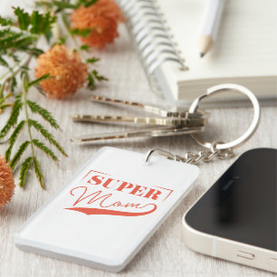 Super Mum Key Ring