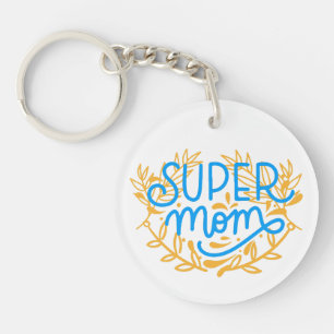 Super Mum Key Ring