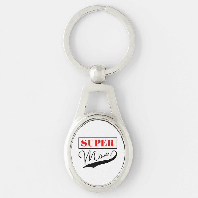 Super Mum Key Ring (Front)