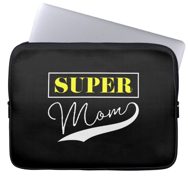 Super Mum  Laptop Sleeve (Front)